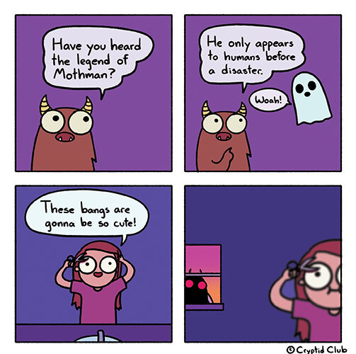 Mothman warning of disaster